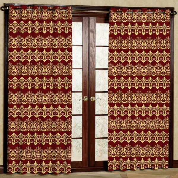 پرده پانچی مدل مخمل کد 5891 سایز 280x140 سانتی متر