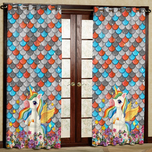 پرده مدل مخمل پانچی کد 5869 سایز 280x140 سانتی متر