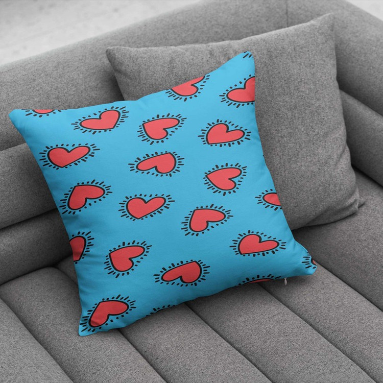 کوسن پاد آفرین مدل فانتزی طرح قلب قلبی کد 02867