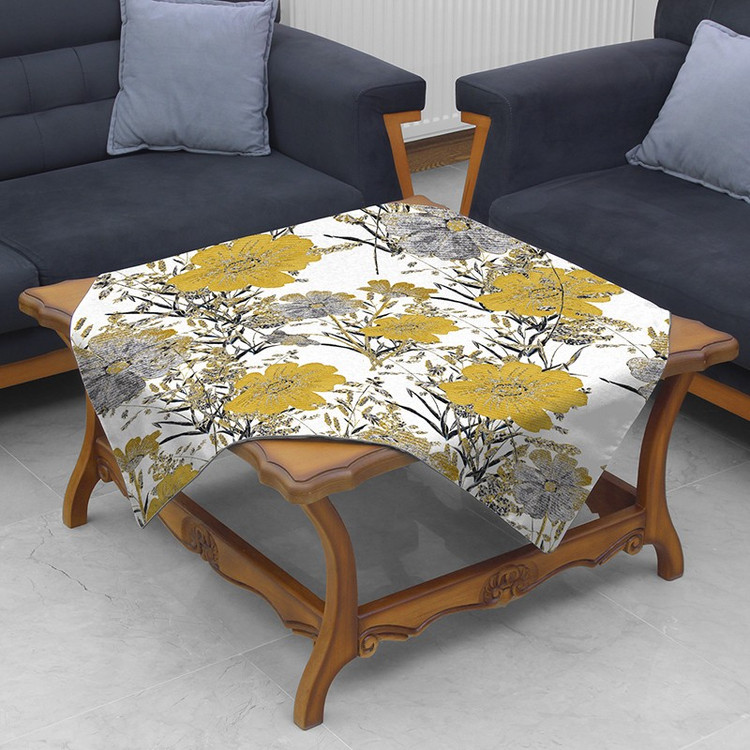 رومیزی مدل مخمل RM0030 سایز 95x95 سانتیمتر