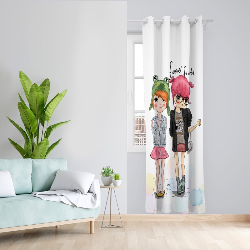 پرده مدل مخمل پانچی کد 1056 سایز 140x200 سانتی متر