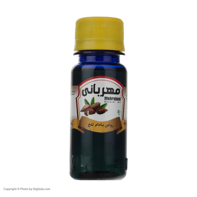 روغن بادام تلخ مهربانی کد 01 حجم 60 میلی لیتر
