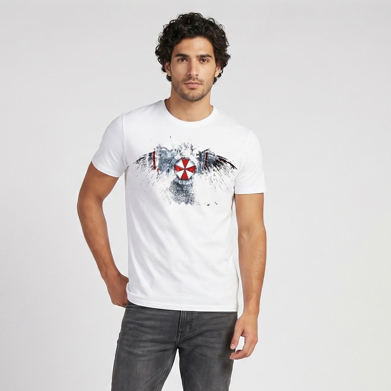 تیشرت آستین کوتاه مردانه مدل resident evil کد 506