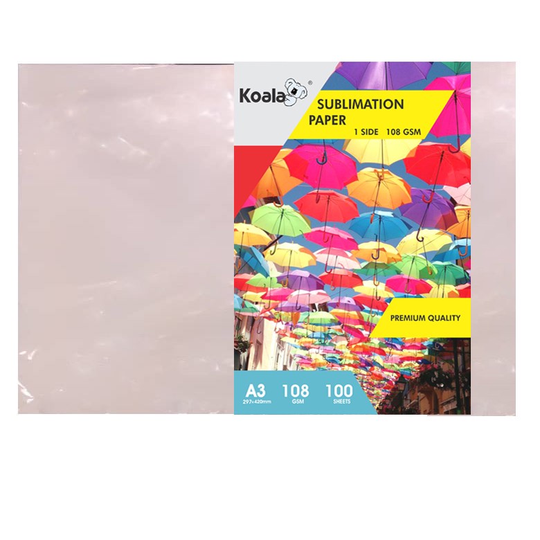 کاغذ سابلیمیشن کوالا مدل SA108 سایز A3 بسته 100 عددی