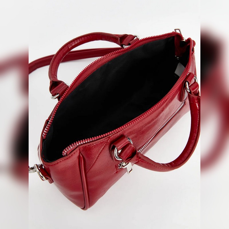 کیف دوشی زنانه ال سی وایکیکی مدل صندوقی چرم مصنوعی LW 256