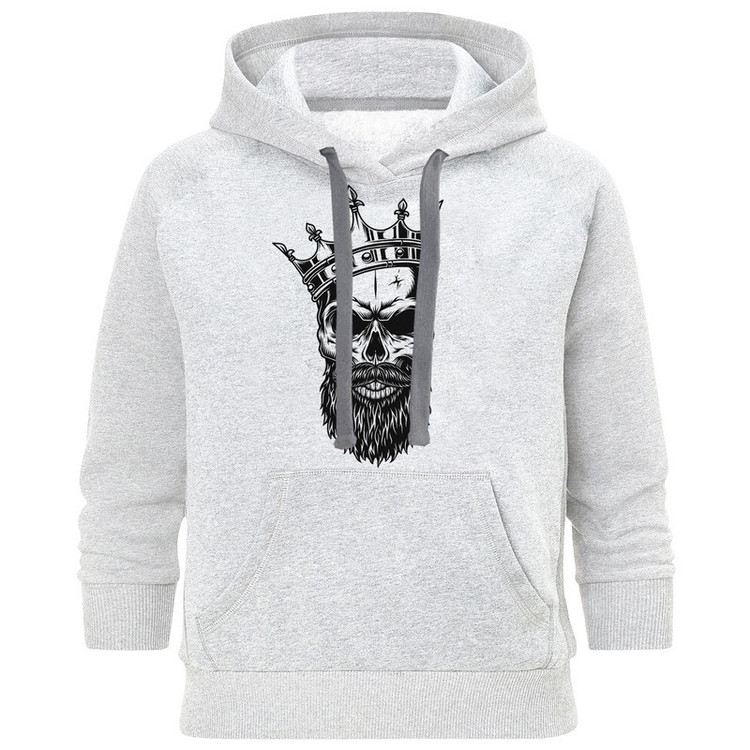 هودی مردانه طرح skulll king کد M40